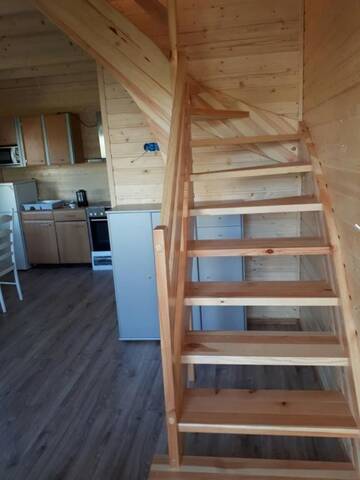 Фото номера Дом для отпуска Дома для отпуска ul.Nowa 14 1.Holzhaus г. Wierzchucino 8