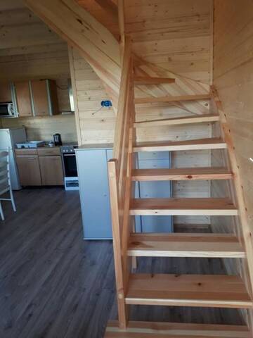 Фото номера Дом для отпуска Дома для отпуска ul.Nowa 14 1.Holzhaus г. Wierzchucino 13